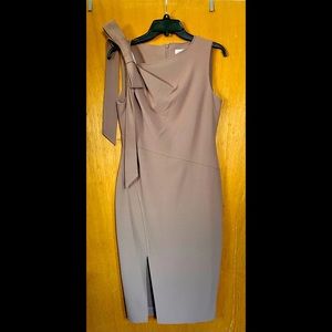 NWT Calvin Klein tan dress